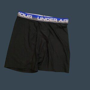 Under Armour Boys Compression Shorts Black Size L